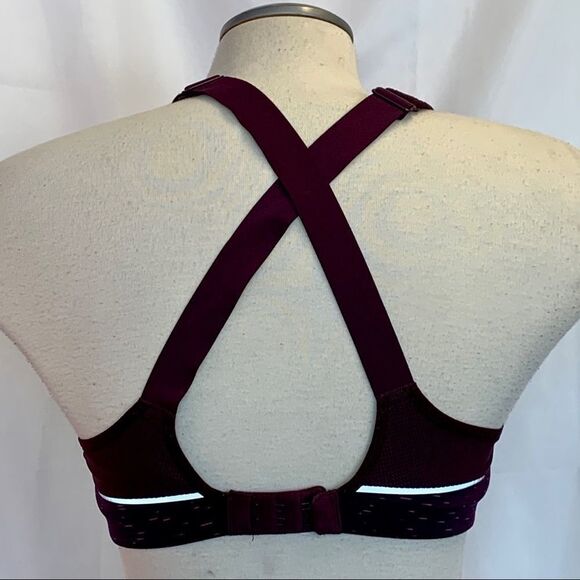 VXS Sport maroon Sports bra size 36B. - Picture 2 of 8